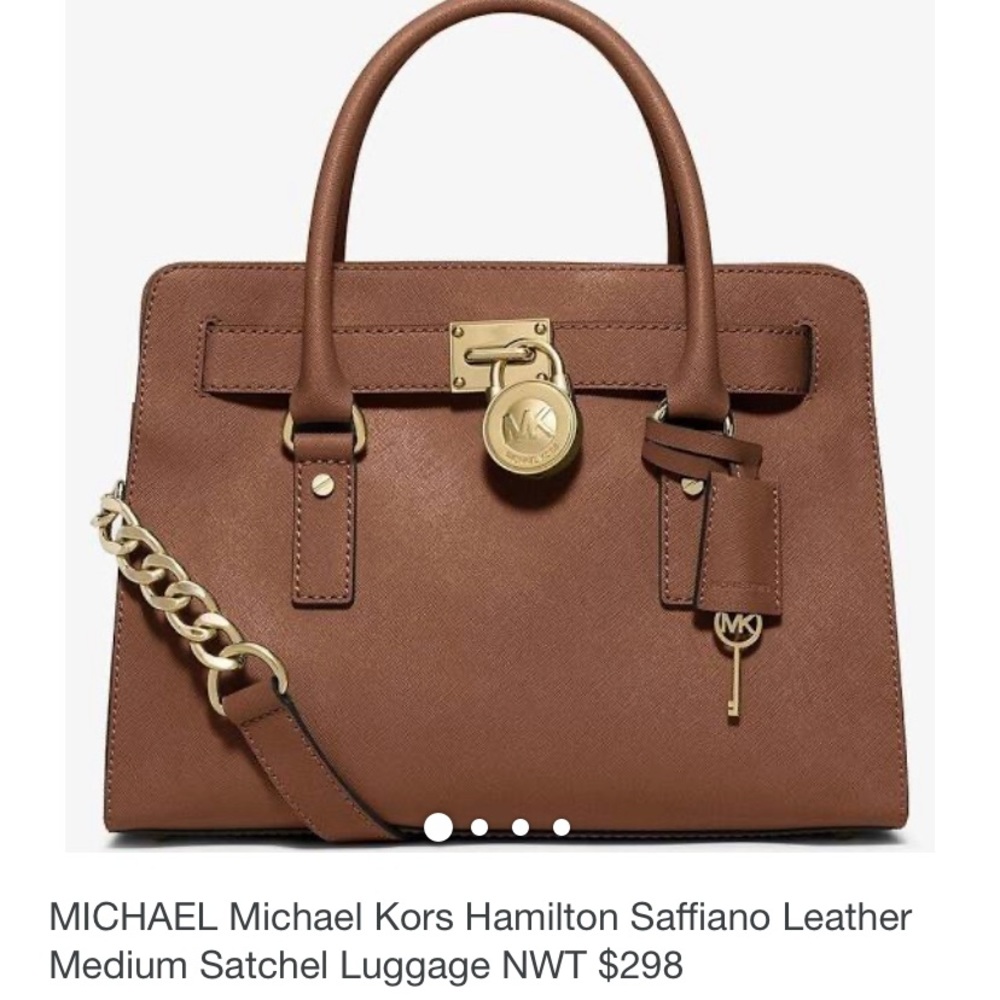 Michael Kors medium Hamilton saffiano purse